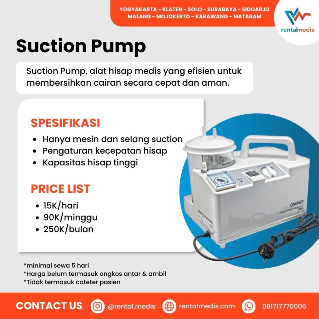 Penyewaan Suction Pump di Sekitar Surabaya