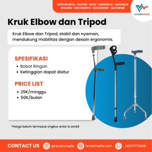 Sewa Kruk Elbow di Lombok NTB
